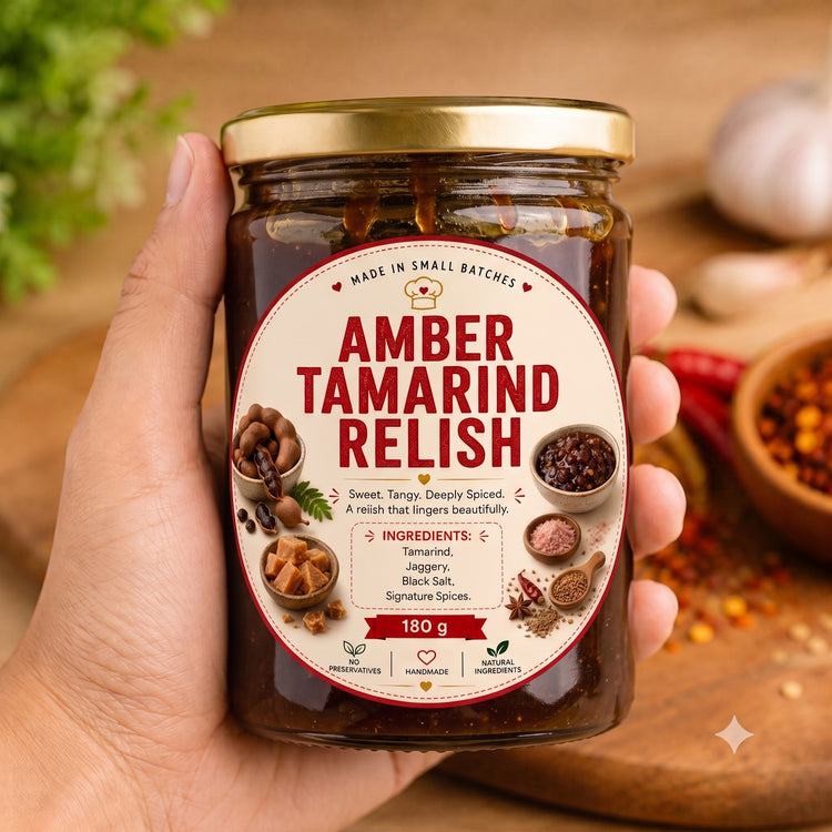 Amber Tamarind Relish jar, 180 g