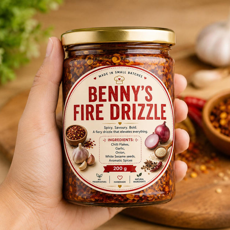 Benny's Fire Drizzle jar, 180 g