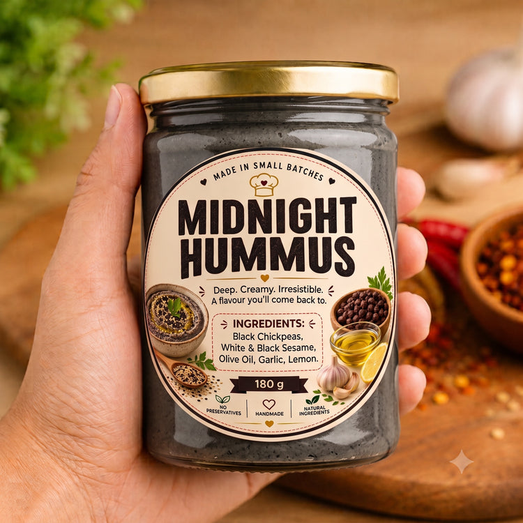 Midnight Hummus jar, 180 g